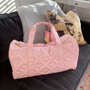 Stoney Clover Lane x Target Duffel Pink Hearts